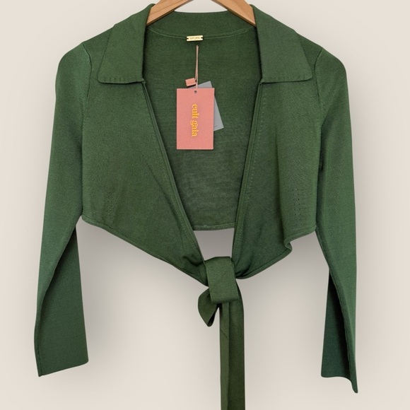 Cult Gaia | Tory Knit Top | Size S | Basil - Picture 13 of 13